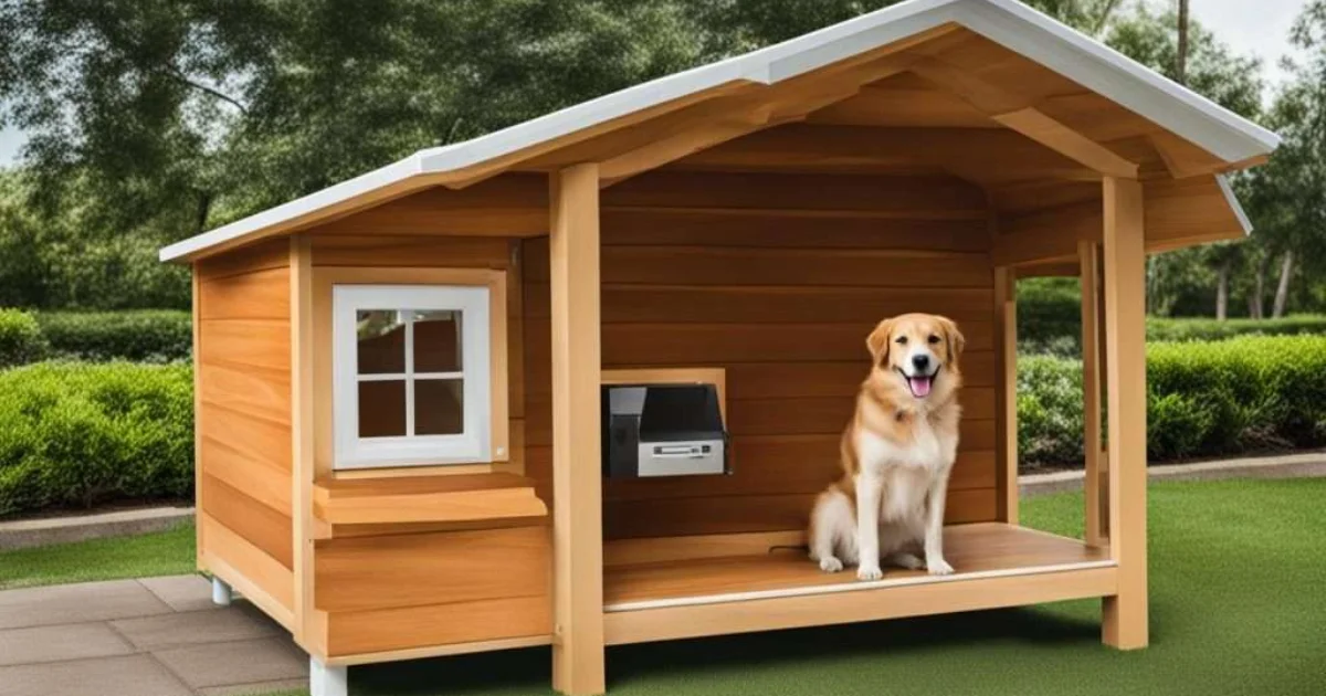 Air-conditioned dog house