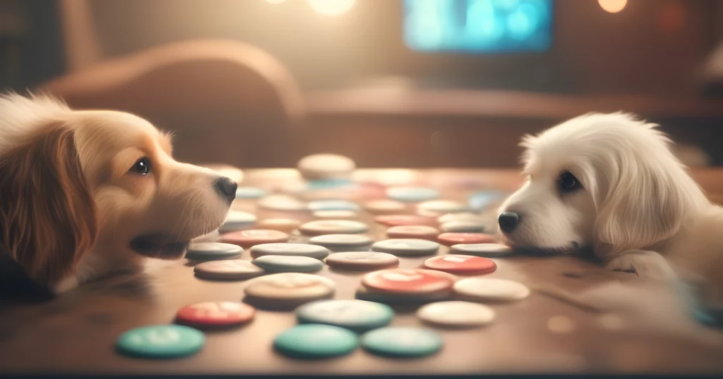Dogs Communicating with Buttons